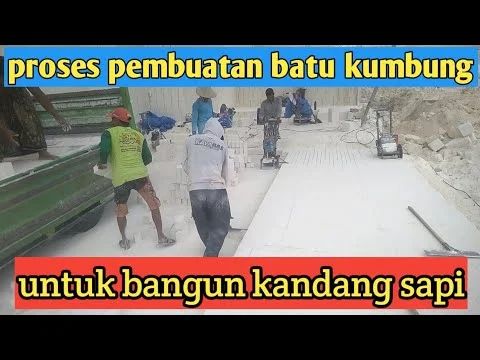 PROSES PEMBUATAN BATU KUMBUNG DI TUBAN - YouTube